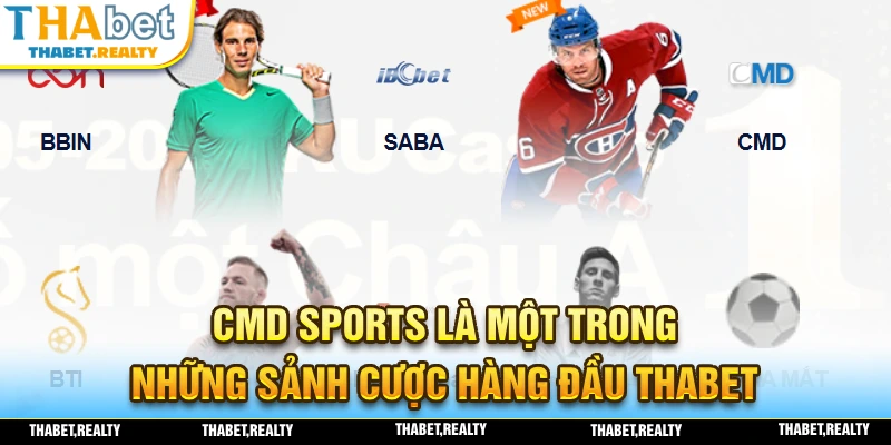 CMD Sports là sảnh cược được yêu thích hàng đầu tại THABET
