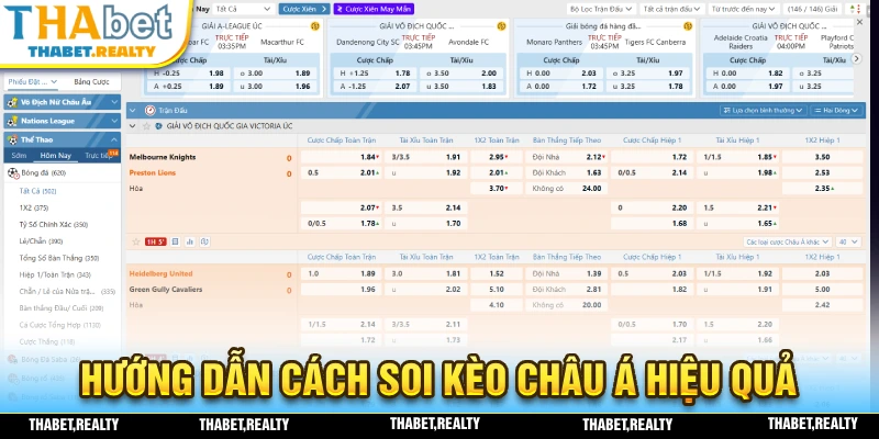 Hướng dẫn cách soi kèo Châu Á hiệu quả nhất